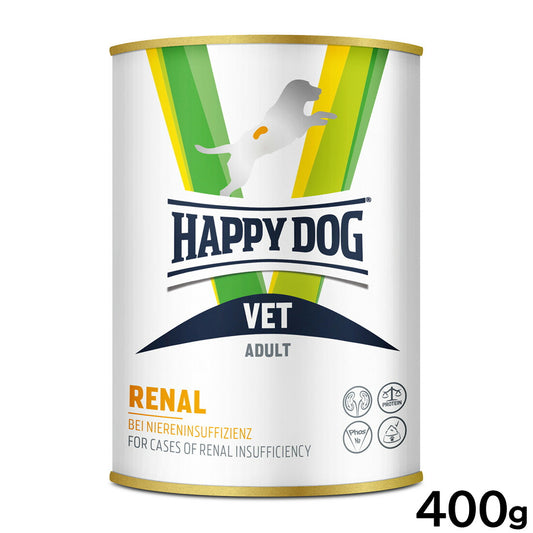 ハッピードッグ HAPPY DOG VET ドッグフード 犬用療法食 リーナル（腎臓ケア）ウェット缶 400g