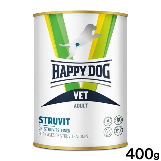 ハッピードッグ HAPPY DOG VET ドッグフード 犬用療法食 ストルバイト（尿石ケア）ウェット缶 400g