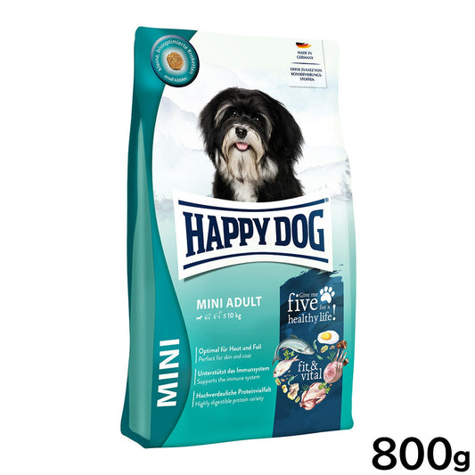 ハッピードッグ HAPPY DOG ドッグフード ミニ フィット&バイタル アダルト(成犬用) 800g