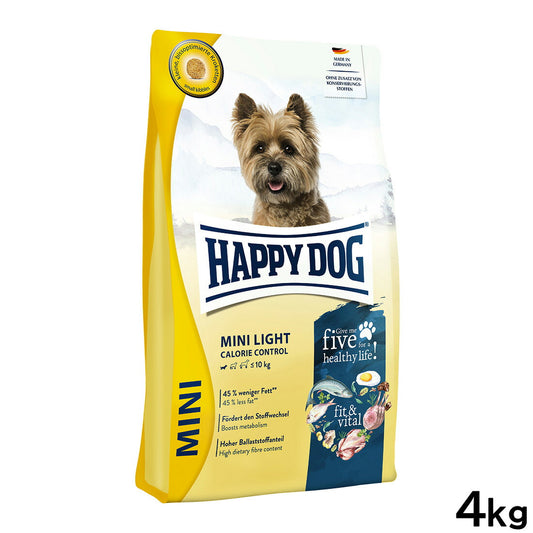 ハッピードッグ HAPPY DOG ドッグフード ミニ フィット&バイタル ライト(カロリーコントロール)(成犬用) 4kg【送料無料】