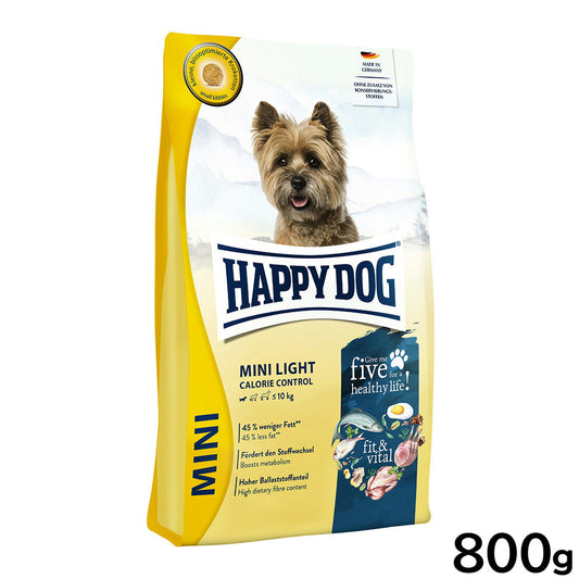 ハッピードッグ HAPPY DOG ドッグフード ミニ フィット&バイタル ライト(カロリーコントロール)(成犬用) 800g