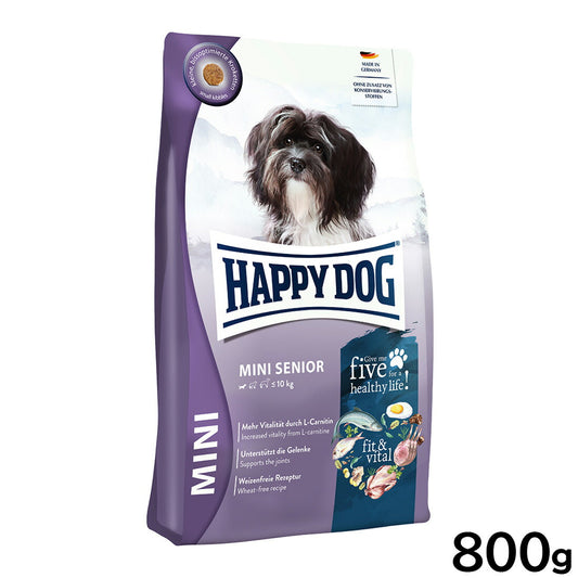 ハッピードッグ HAPPY DOG ドッグフード ミニ フィット&バイタル シニア(シニア犬用) 800g
