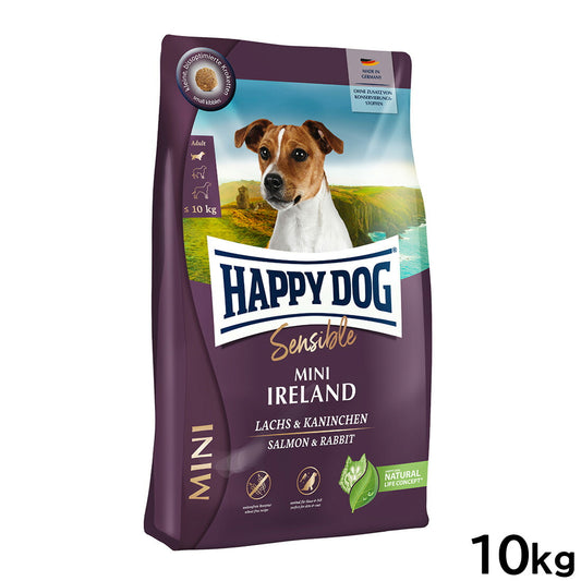 ハッピードッグ HAPPY DOG ドッグフード ミニ センシブル アイルランド サーモン&ラビット スキンケア(成犬~シニア犬用) 10kg【送料無料】