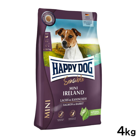 ハッピードッグ HAPPY DOG ドッグフード ミニ センシブル アイルランド サーモン&ラビット スキンケア(成犬~シニア犬用) 4kg【送料無料】