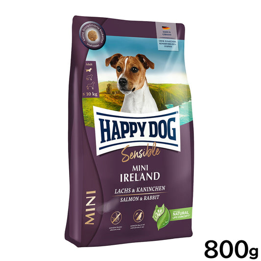 ハッピードッグ HAPPY DOG ドッグフード ミニ センシブル アイルランド サーモン&ラビット スキンケア(成犬~シニア犬用) 800g