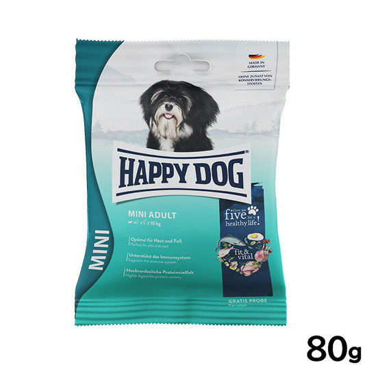 ハッピードッグ HAPPY DOG ドッグフード ミニ フィット&バイタル アダルト(成犬用) 80g