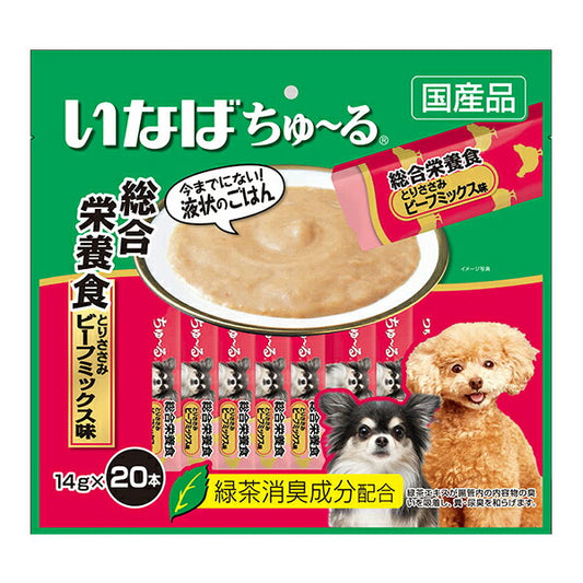 いなば ちゅ~る 総合栄養食 とりささみ ビーフミックス味 ちゅーる 犬 おやつ 国産