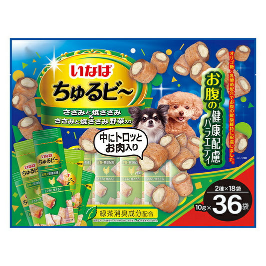 いなば ちゅるビ~ お腹の健康配慮バラエティ 犬用 10g×36袋