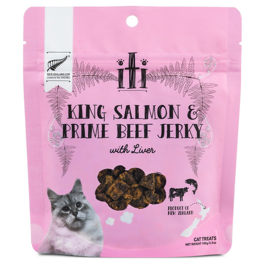 イティ キャット トリーツ サーモン&ビーフ ビューティーケア 100g 無添加 猫
