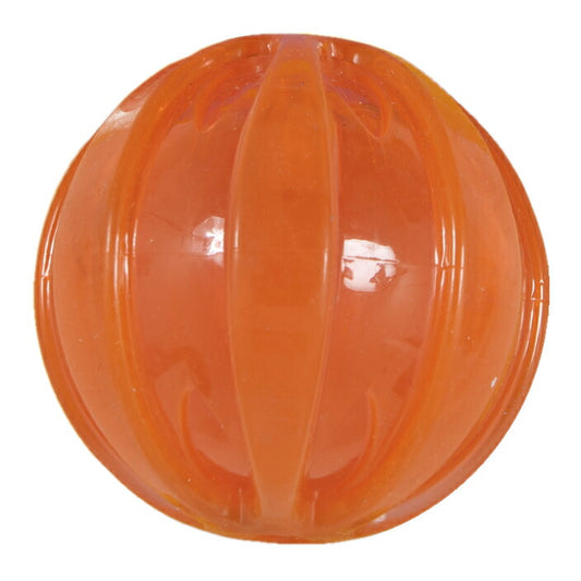 JWペット メローボール M オレンジ 犬 おもちゃ ボール 噛む 音が鳴る TPE素材
