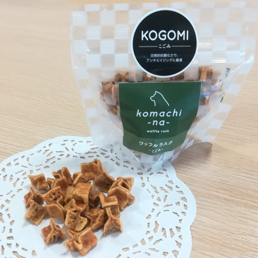 komachi-na- (こまちな) 国産 無添加 犬用おやつ ワッフルラスク・こごみ