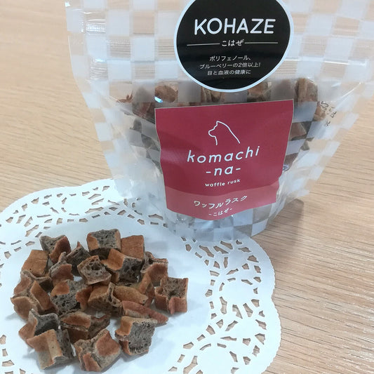 komachi-na- (こまちな) 国産 無添加 犬用おやつ ワッフルラスク・こはぜ