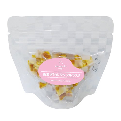 komachi-na- (こまちな) 国産 無添加 犬用おやつ あまざけのワッフルラスク