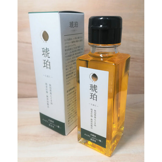 komachi-na- (こまちな) 国産 無添加 秋田県産えごま油 琥珀-こはく- 95ml