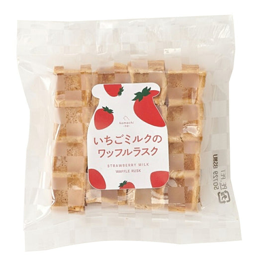 komachi-na- (こまちな) いちごミルクのワッフルラスク 1枚