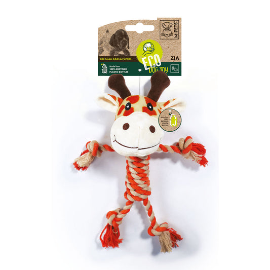 M-PETS エムペッツ ECOドッグロープトイ キリンのジア