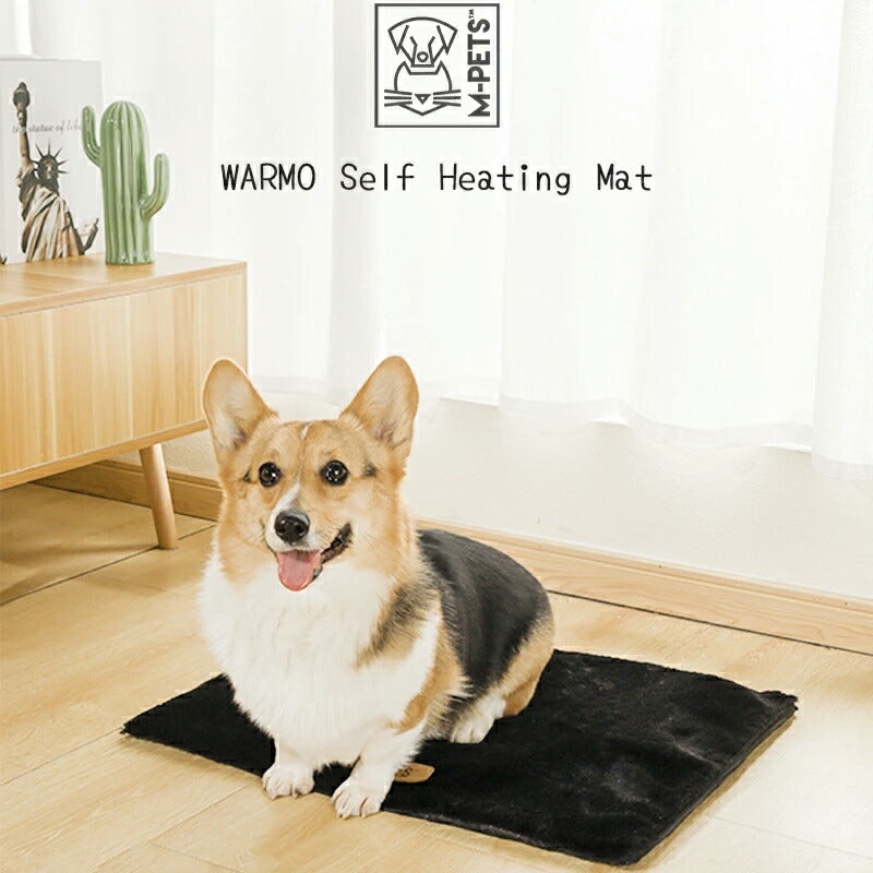 エムペッツ M-PETS WARMO セルフヒーティングマット M ブラック
