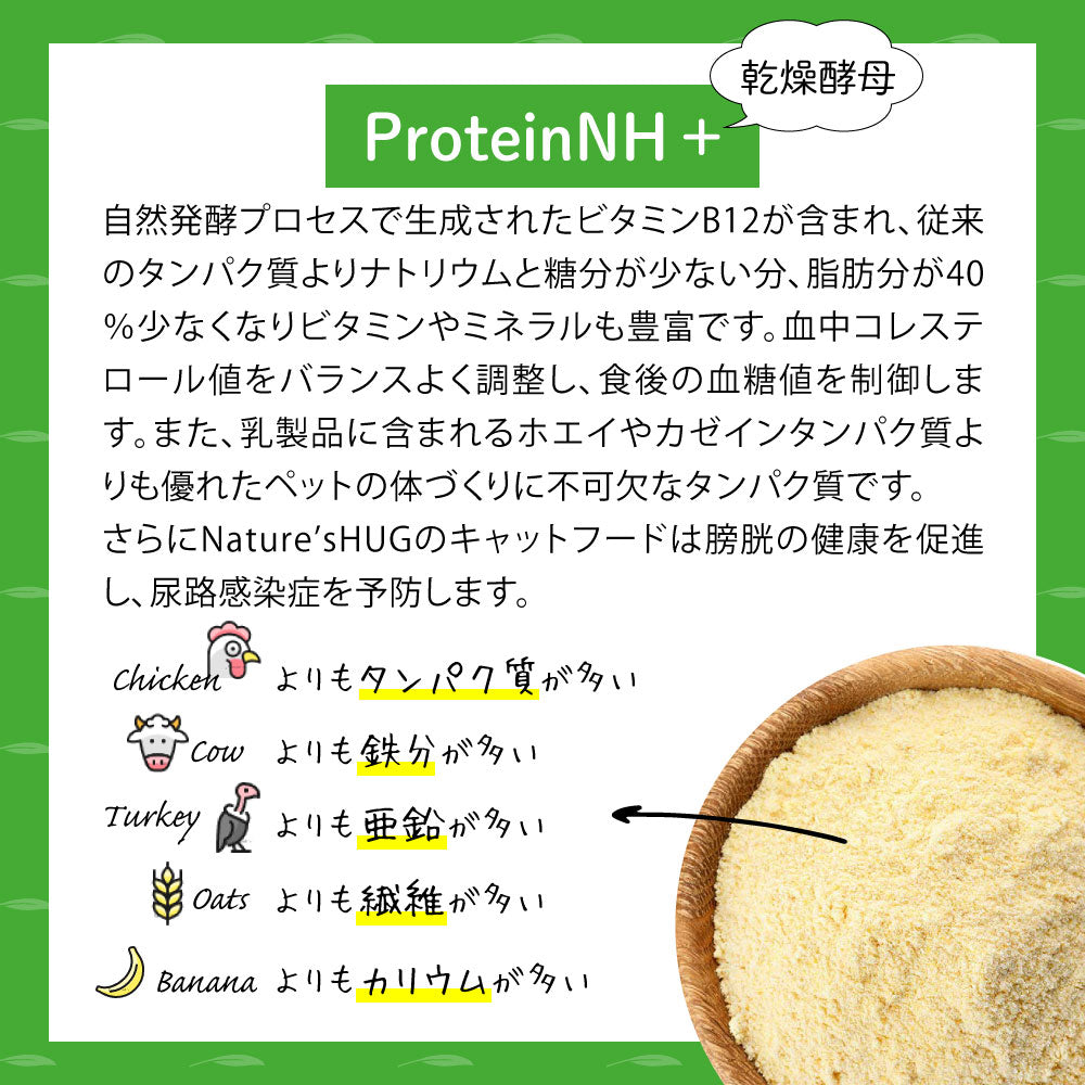 ネイチャーズハグ Nature’s HUG キャットフード アダルト インドア ヘアーボール 1.81kg【送料無料】 無添加 サスティナビリティ ビーガン 代替タンパク