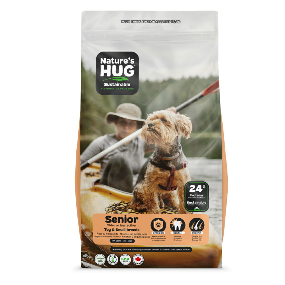 ネイチャーズハグ Nature’s HUG ドッグフード シニア トイ＆スモールブリード 2.27kg【送料無料】 無添加 サスティナビリティ ビーガン 代替タンパク