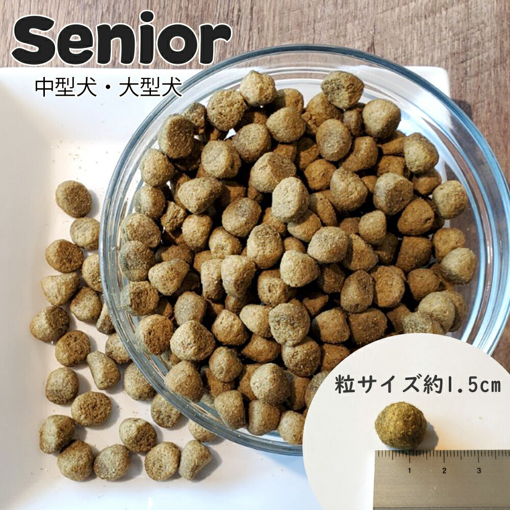 ネイチャーズハグ Nature’s HUG ドッグフード シニア ミディアム＆ラージブリード 2.27kg【送料無料】 無添加 サスティナビリティ ビーガン 代替タンパク
