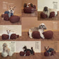 リラクッション ペット M ブラウン OneAid 犬用 介護 介護用品 ベッド 姿勢安定 中型犬用