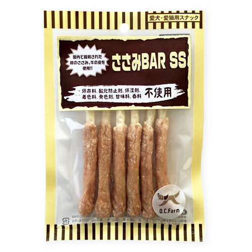 オーシーファーム 犬用おやつ ささみBAR SS 6本 犬 おやつ ガム デンタルケア スナック ジャーキー 国産 無添加
