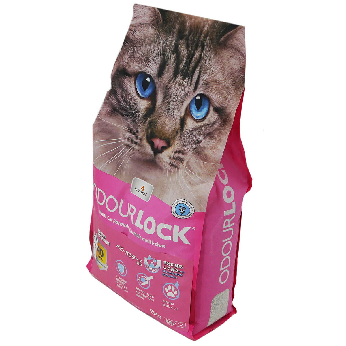 オードロック ベビーパウダーの香り 6kg 猫 猫砂 鉱物系（ベントナイト） トイレ