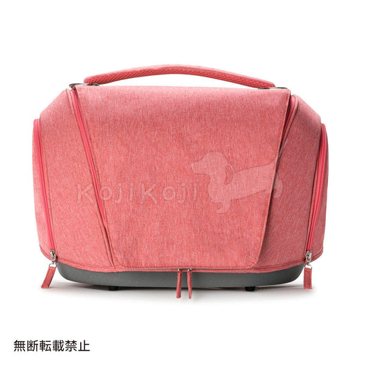 OPPO オッポ Pet Carrier muna FL ペットキャリア ミュナ ライトレッド 犬 猫 ペットキャリー リュック バッグ カート 4WAY 布製 メッシュ ドライブ 通院 防災