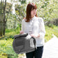 OPPO オッポ Pet Carrier muna FL ペットキャリア ミュナ ライトグレー 犬 猫 ペットキャリーリュック バッグ カート 4WAY 布製 メッシュ ドライブ 通院 防災