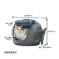 OPPO オッポ Pet Carrier muna FL ペットキャリア ミュナ ライトグレー 犬 猫 ペットキャリーリュック バッグ カート 4WAY 布製 メッシュ ドライブ 通院 防災
