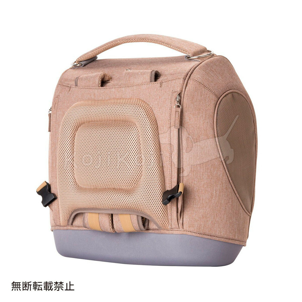 OPPO オッポ Pet Carrier muna ペットキャリア ミュナ ダークグレー 犬 猫 ペットキャリー リュック バッグ カート 4WAY 布製 撥水 メッシュ ドライブ 通院 防災