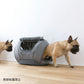 OPPO オッポ Pet Carrier muna DX ペットキャリア ミュナ ライトグレー 犬 猫 リュック バッグ カート 3WAY 布製 メッシュ ドライブ 通院 防災