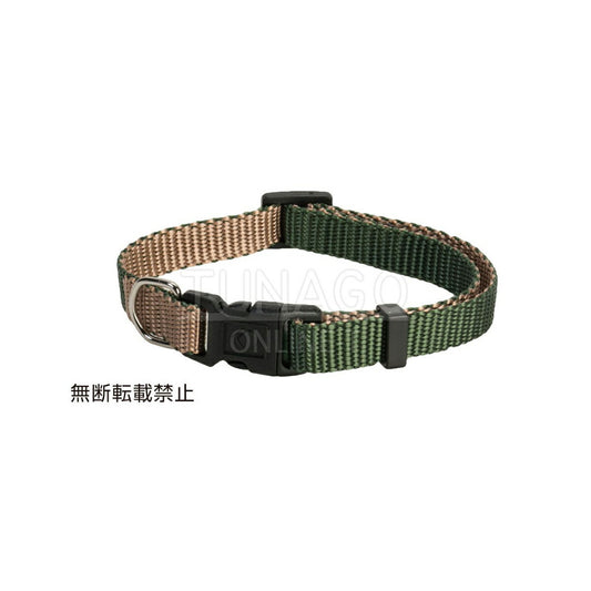 オッポ OPPO ツナゴ TUNAGO ダブルプレミアムカラー Double Premium CollarDobP Collar XS グリーン/ライトブラウン