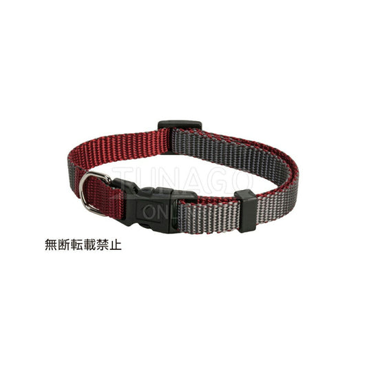 オッポ OPPO ツナゴ TUNAGO ダブルプレミアムカラー Double Premium CollarDobP Collar XS グレー/レッド