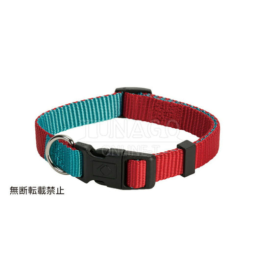 オッポ OPPO ツナゴ TUNAGO ダブルプレミアムカラー Double Premium CollarDobP Collar S レッド/ブルーグリーン