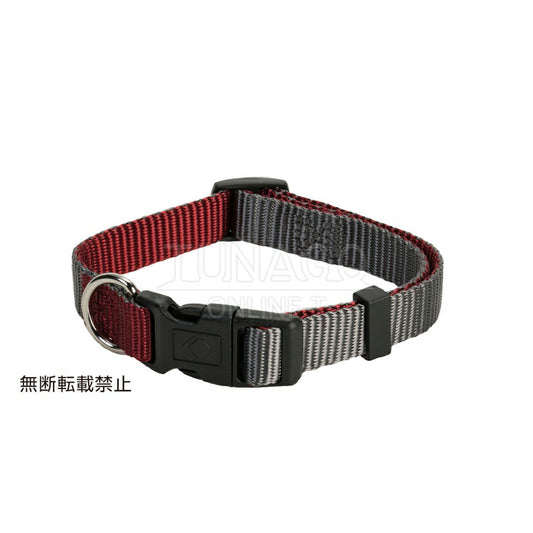 オッポ OPPO ツナゴ TUNAGO ダブルプレミアムカラー Double Premium CollarDobP Collar S グレー/レッド