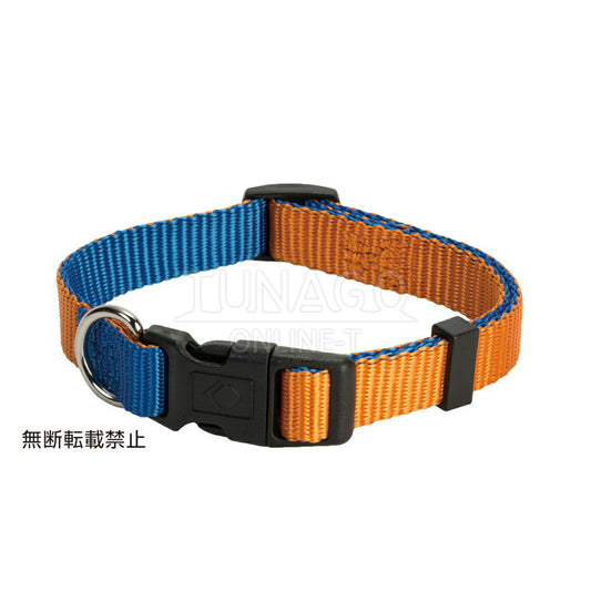 オッポ OPPO ツナゴ TUNAGO ダブルプレミアムカラー Double Premium CollarDobP Collar S オレンジ/ブルー