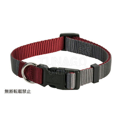 オッポ OPPO ツナゴ TUNAGO ダブルプレミアムカラー Double Premium CollarDobP Collar M グレー/レッド