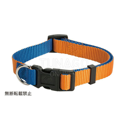 オッポ OPPO ツナゴ TUNAGO ダブルプレミアムカラー Double Premium CollarDobP Collar M オレンジ/ブルー