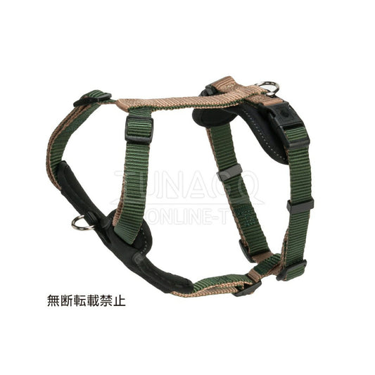 オッポ OPPO ツナゴ TUNAGO ダブルプレミアムハーネス Double Premium Harness DobP Harness S グリーン/ライトブラウン