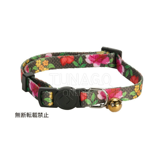 オッポ OPPO ツナゴ TUNAGO エンビ―キャットカラー ENVY Cat Collar フラワー ブラウン