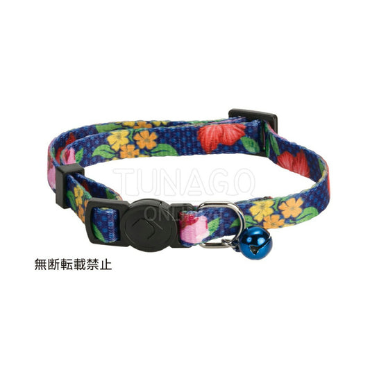 オッポ OPPO ツナゴ TUNAGO エンビ―キャットカラー ENVY Cat Collar フラワー ブルー