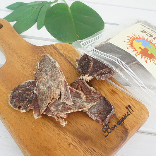 ピース 丹波鹿肉 ジャーキー（スライス） 37g 無添加 おやつ ナチュラル 天然 犬 ドッグ トリーツ