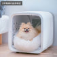 【分割手数料無料！】ネロ nello ペットドライルーム 5年物損付延長保証付き グレー 犬 猫 ドライヤー エアシャワー ハウス 日本製 送風 温風 静音 室内 分解丸洗いOK キャスター付き