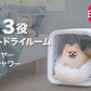 ネロ nello ペットドライルーム 3年物損付延長保証付き ミント 犬 猫 ドライヤー エアシャワー ハウス 日本製 送風 温風 静音 室内 分解丸洗いOK キャスター付き