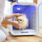 ネロ nello ペットドライルーム ピンク 犬 猫 ドライヤー エアシャワー ハウス 日本製 送風 温風 静音 室内 分解丸洗いOK キャスター付き