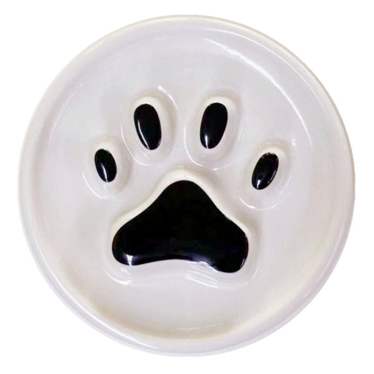 Petifam ペティファーム 肉球フードボウル M ブラック
