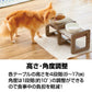 ペティオ 高さも角度も変えられる 犬用 食事台 テーブル 食事