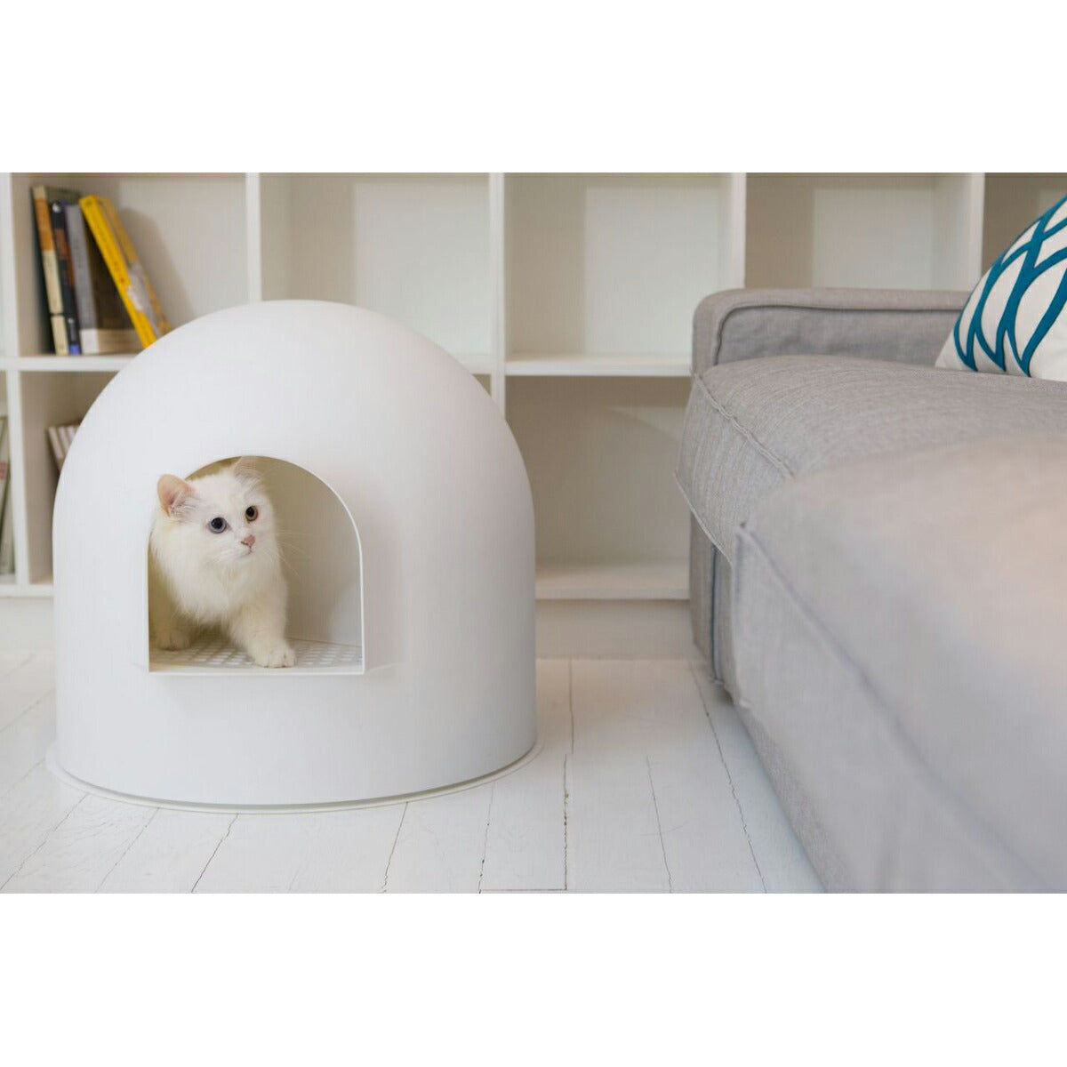 pidan ホワイト ドーム型 猫トイレ PIDAN 猫用トイレスノードーム型ホワイト – OFT STORE