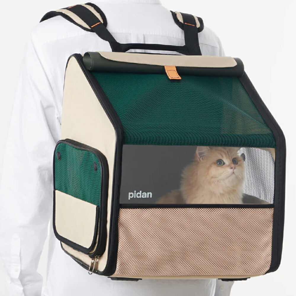 pidan ペット用折り畳み式ハウス型トラベルリュック【送料無料】 ペットキャリー キャリーバッグ